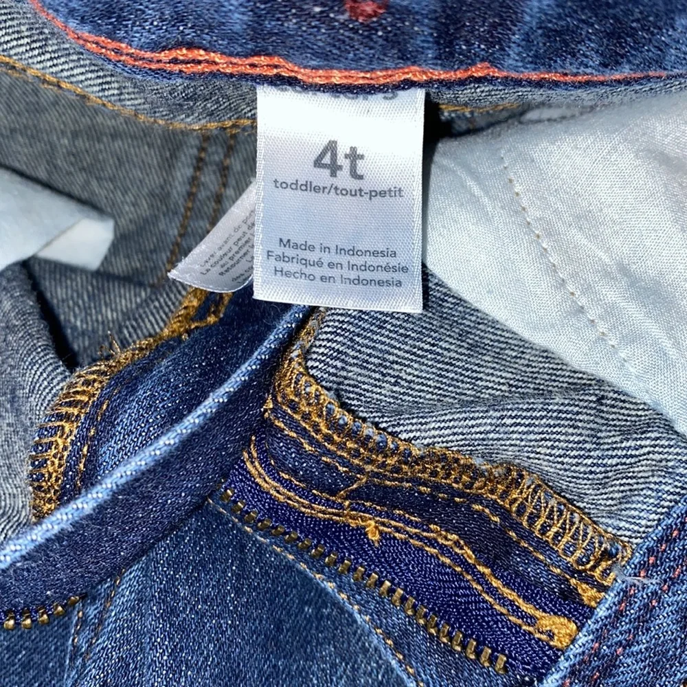 Carter’s Straight Fit Blue Jeans Adjustable waist NEW Boys 4T - Picture 6 of 8